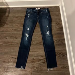 Hollister dark blue jeans